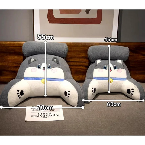 PlushLift Cute Backrest Cushion