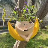 Skateboard Smiley Plant Pot