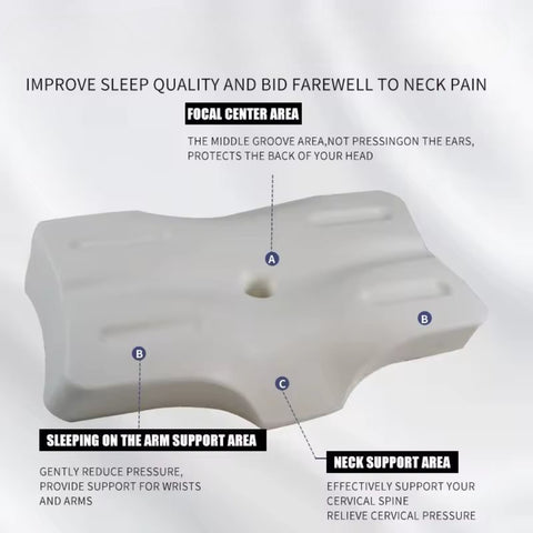 SnoreLess Silk Ergo Pillow