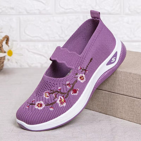 SoleSerenity Women's Floral Sneakers