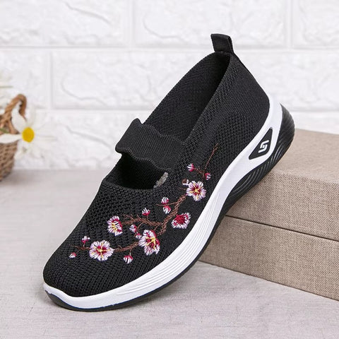 SoleSerenity Women's Floral Sneakers