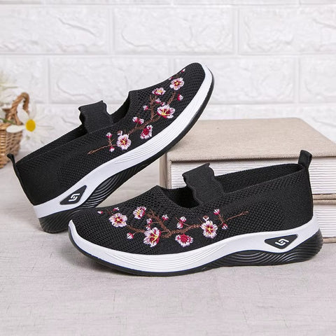 SoleSerenity Women's Floral Sneakers