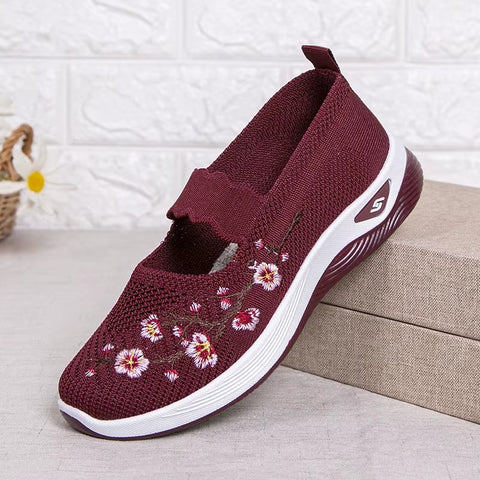 SoleSerenity Women's Floral Sneakers