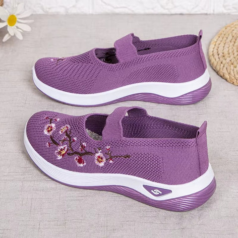 SoleSerenity Women's Floral Sneakers