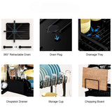 SpaceSaver – Compact 2-Tier Dish Drying Rack