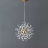 StellarBloom Modern Crystal Dandelion Pendant Light