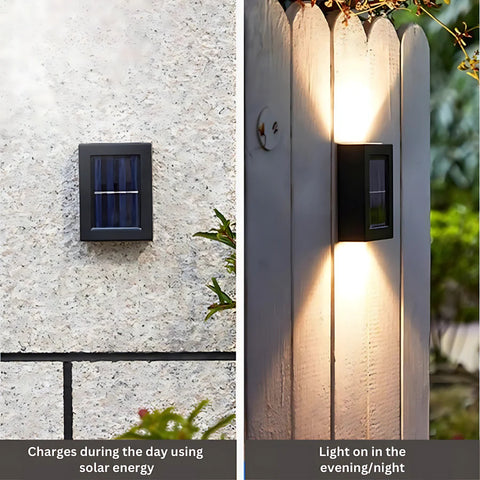 SunPulse Solar Outdoor LED Wall Light