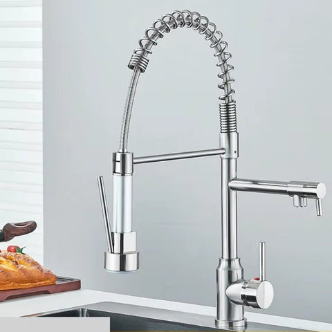 SwivelFlow Kitchen Mixer Tap with Flexible Spray