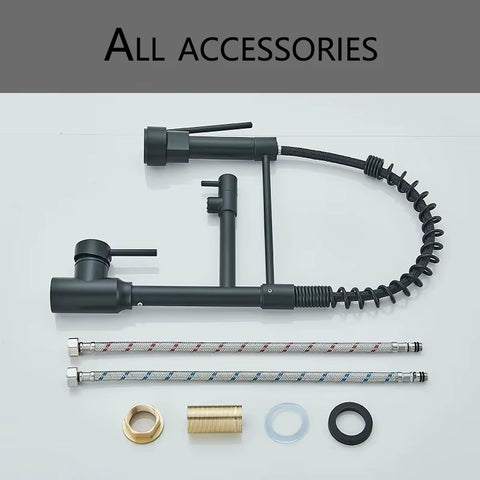 SwivelFlow Kitchen Mixer Tap with Flexible Spray