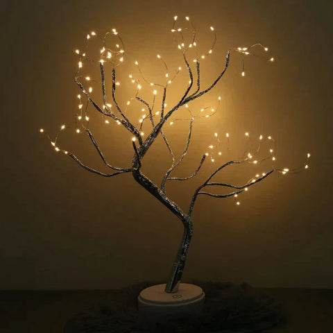 TwinkleGlow Tree Table Lamp