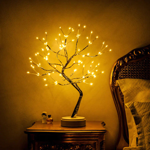 TwinkleGlow Tree Table Lamp
