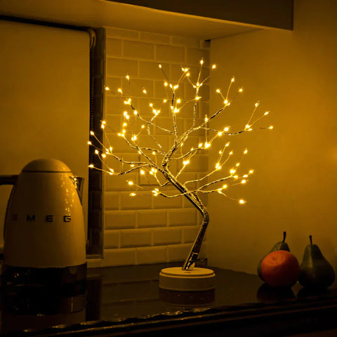 TwinkleGlow Tree Table Lamp
