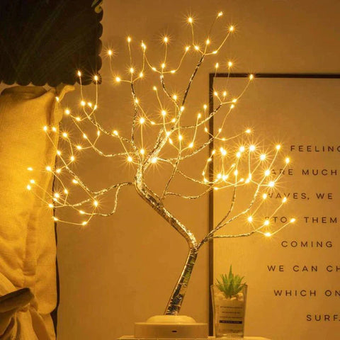 TwinkleGlow Tree Table Lamp