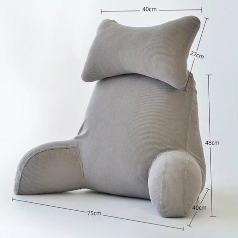 VelvetArm Backrest Pillow