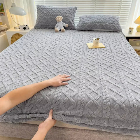 VelvetGuard Luxury Fitted Sheet