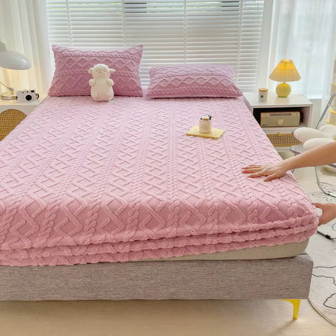 VelvetGuard Luxury Fitted Sheet