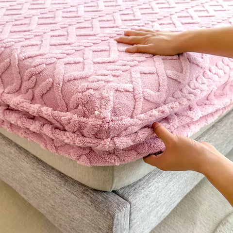 VelvetGuard Luxury Fitted Sheet