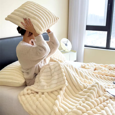 VelvetNest Throw Blanket for Bed and Sofa