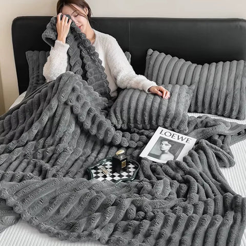 VelvetNest Throw Blanket for Bed and Sofa