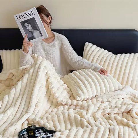 VelvetNest Throw Blanket for Bed and Sofa