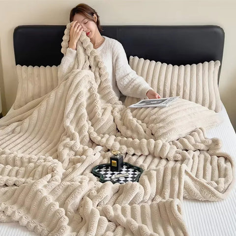 VelvetNest Throw Blanket for Bed and Sofa