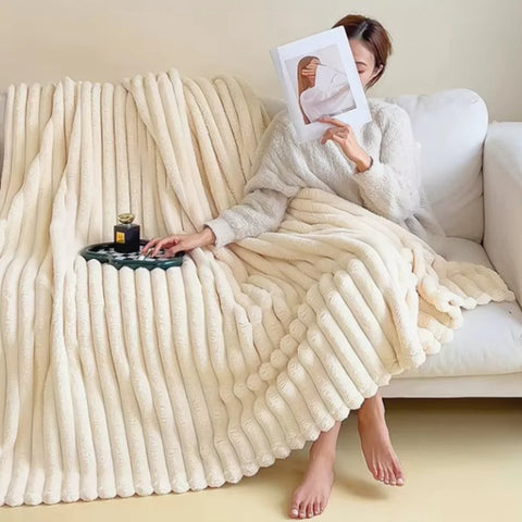 VelvetNest Throw Blanket for Bed and Sofa