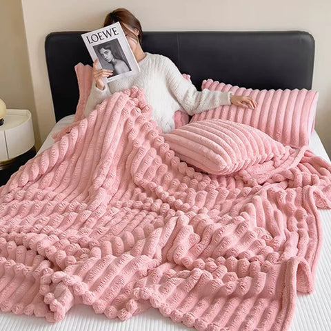 VelvetNest Throw Blanket for Bed and Sofa