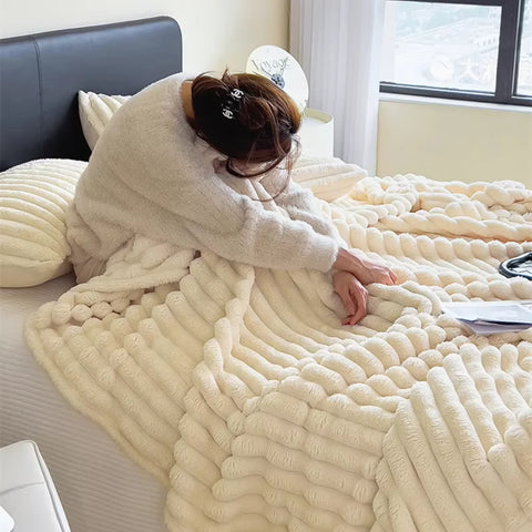 VelvetNest Throw Blanket for Bed and Sofa