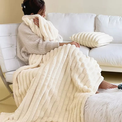 VelvetNest Throw Blanket for Bed and Sofa