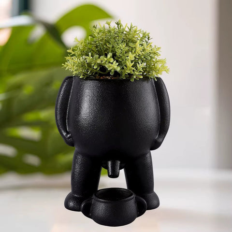 WhimsySprout Peeing Plant Pot