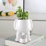 WhimsySprout Peeing Plant Pot