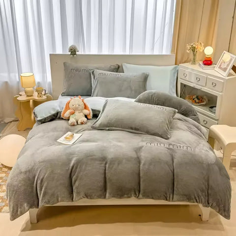 WinterBloom Duvet Cover