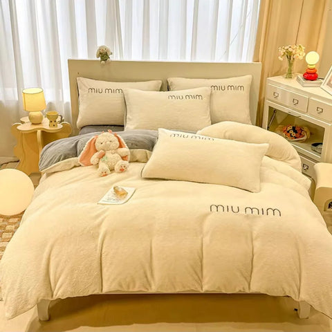 WinterBloom Duvet Cover