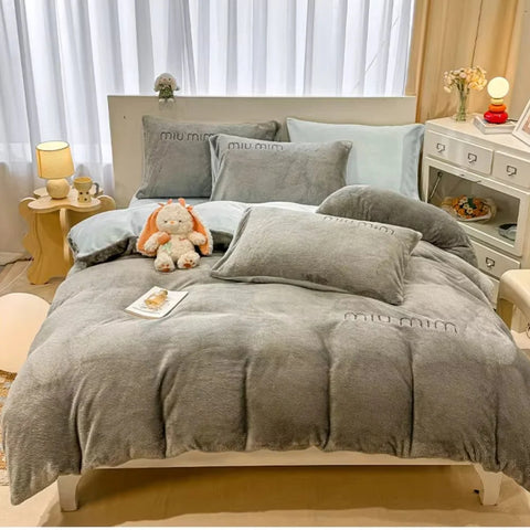 WinterBloom Duvet Cover