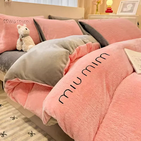 WinterBloom Duvet Cover