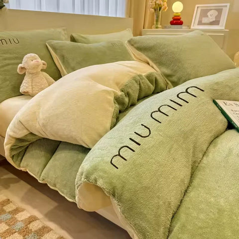 WinterBloom Duvet Cover