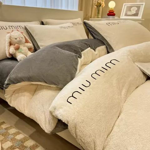 WinterBloom Duvet Cover