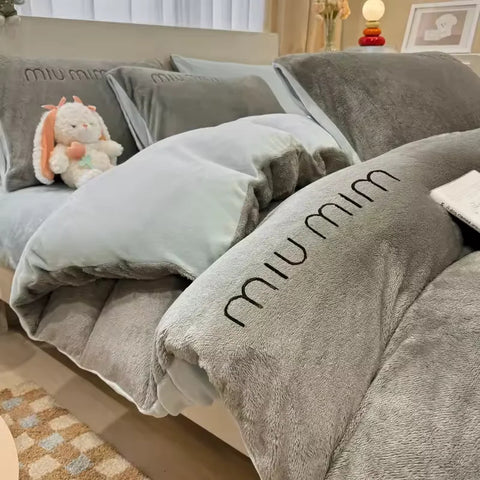 WinterBloom Duvet Cover