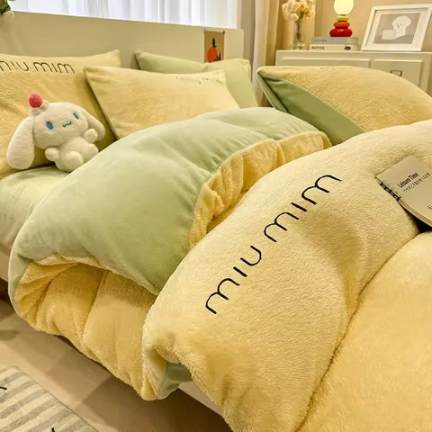 WinterBloom Duvet Cover