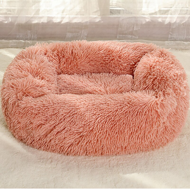 Light pink outlet dog bed