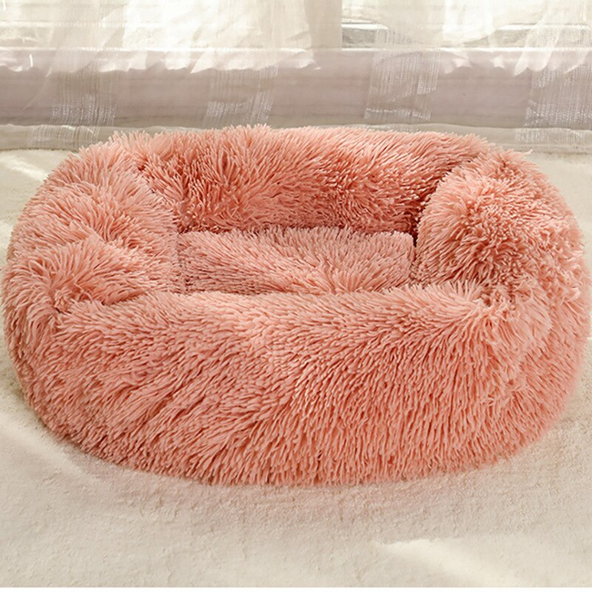 Light pink dog sales bed